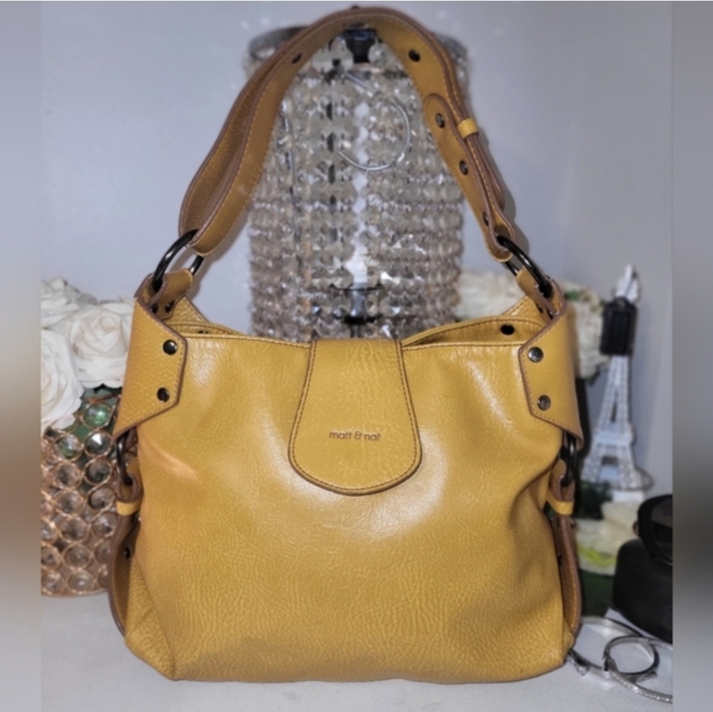 Matt & Nat Yellow Shoulder Bag